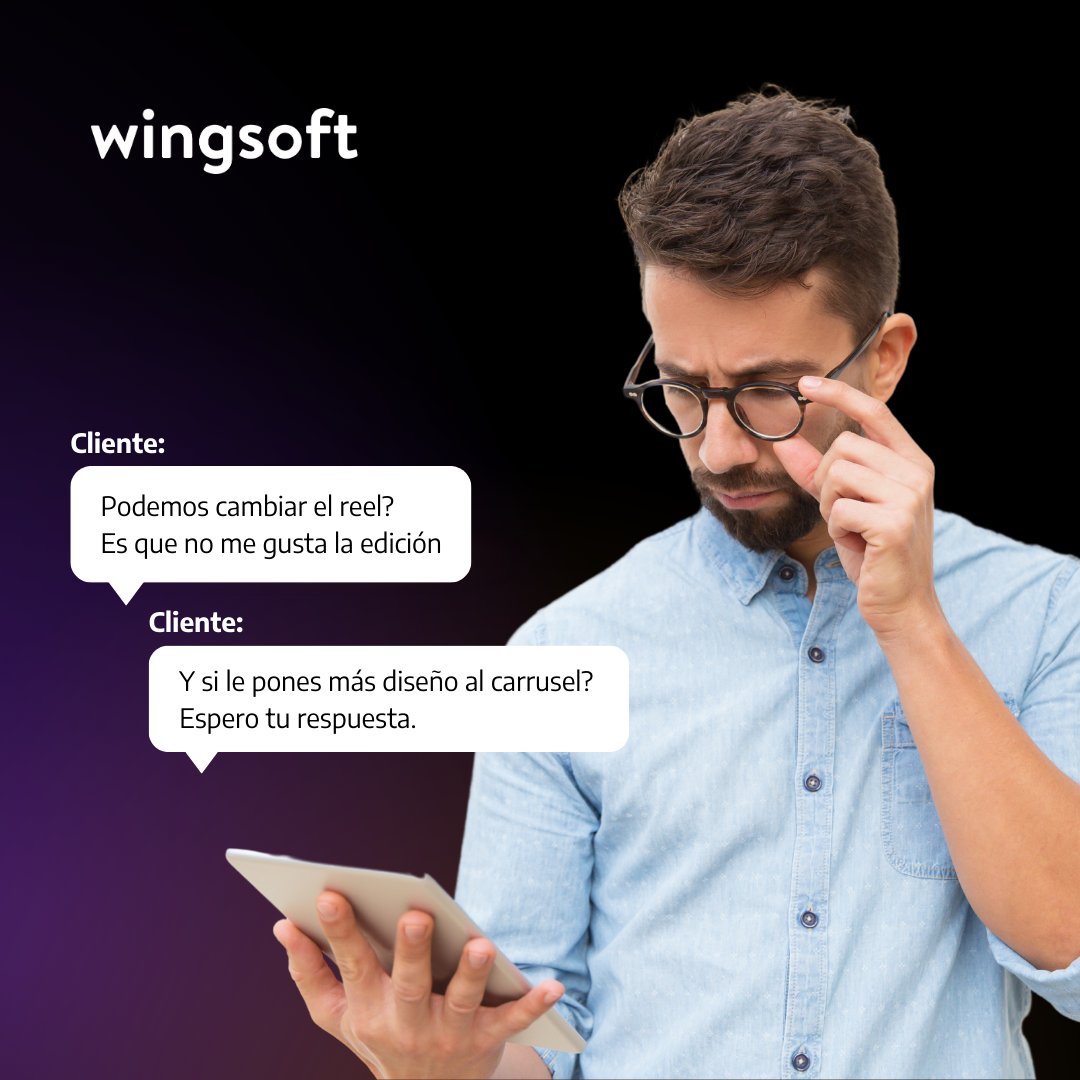 wingsoft's tweet photo. 👉 ¿Te ha pasado? En Wingsoft estamos aquí para asegurarnos de que el resultado final siempre sea perfecto para ti. 💪🎯

#Diseño #Trabajo #Equipo #Feedback #ClientesFelices #Wingsoft https://t.co/d8zkNJm6Y3