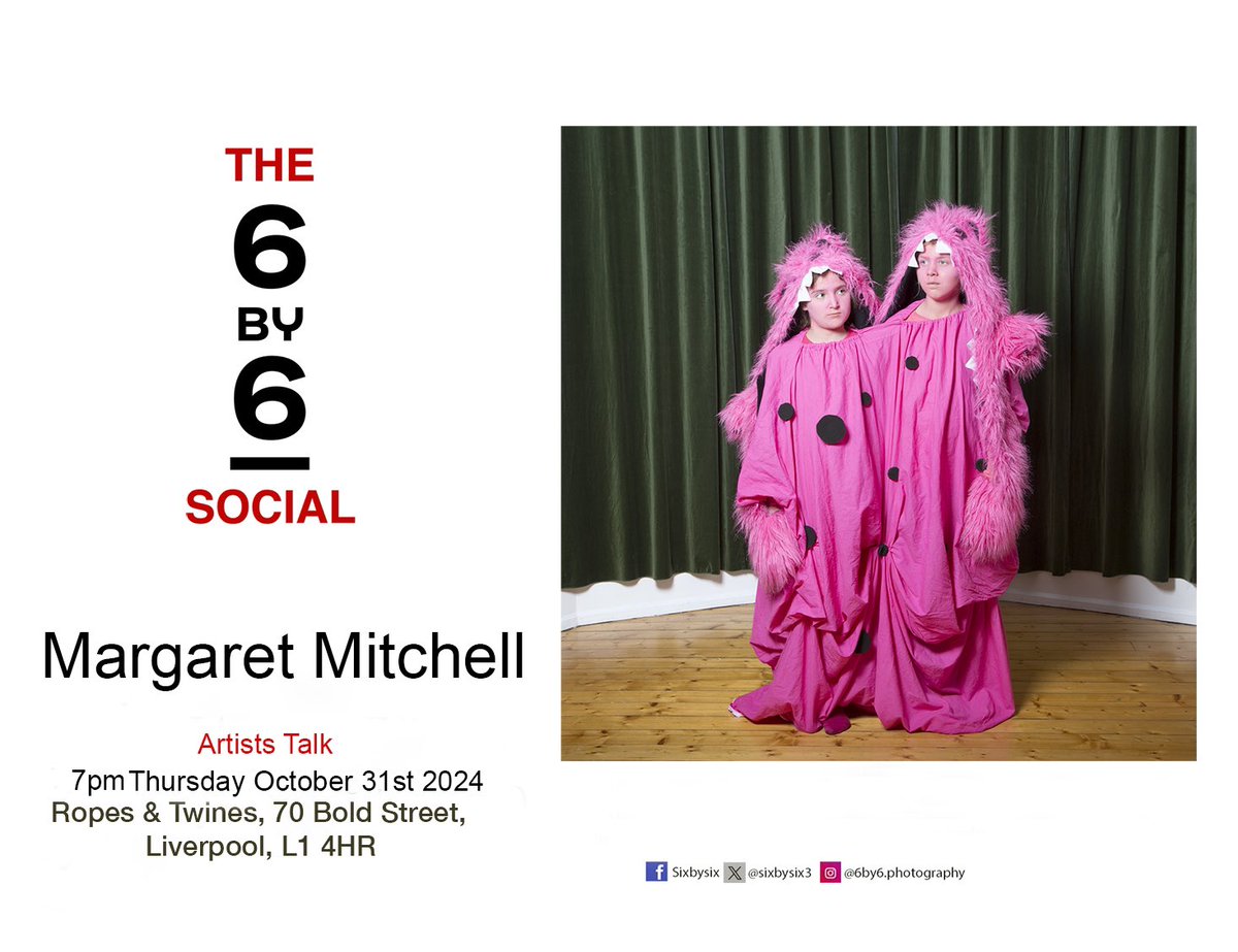 SixBySix (@sixbysix3) on Twitter photo Join us on 31/10/24 <a href="/ropesandtwines/">Ropes and Twines</a> #Liverpool for a celebration of our next exhibition which showcases the work of renowned Scottish photographer <a href="/margmitch/">Margaret Mitchell</a> and her Halloween themed series ‘The Guisers’. Tickets 👇
eventbrite.co.uk/e/sixbysix-soc… Join us on 31/10/24 <a href="/ropesandtwines/">Ropes and Twines</a> #Liverpool for a celebration of our next exhibition which showcases the work of renowned Scottish photographer <a href="/margmitch/">Margaret Mitchell</a> and her Halloween themed series ‘The Guisers’. Tickets 👇
eventbrite.co.uk/e/sixbysix-soc…