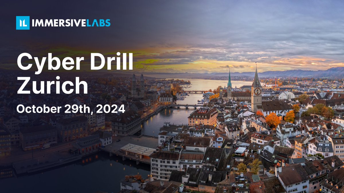🚀 Boost Your Cyber Skills in Zurich! 🚀

Join us for a hands-on half-day event on Oct. 29. Put your decision-making to the test with live cyber drills and expert insights tailored to your role. Don't miss this chance to enhance your cyber resilience!

🔗 hubs.ly/Q02Txz8F0