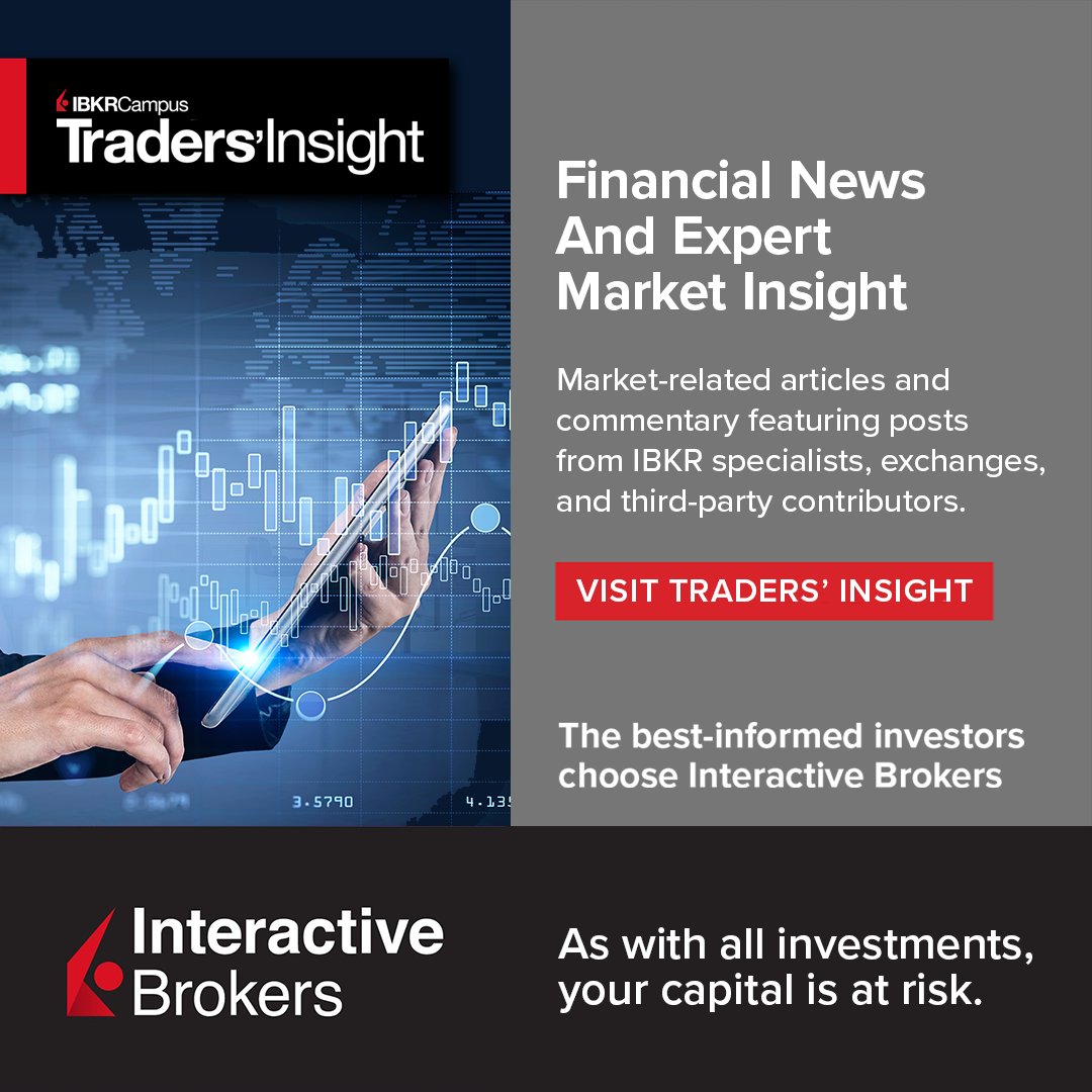 IBKR_Europe's tweet photo. IBKR's Traders' Insight is your venue for market-related articles and commentary covering a wide array of asset classes and topics.
Don´t miss any new postings. Visit https://t.co/0DkZOQsU3U
Capital at risk.
#IBKR #TradersInsight #MarketCommentary #ad https://t.co/aLgYMBMcsB