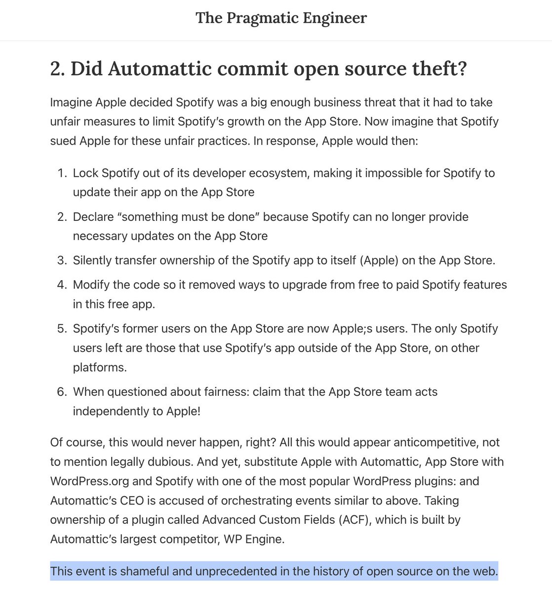 Gergely Orosz tweet media