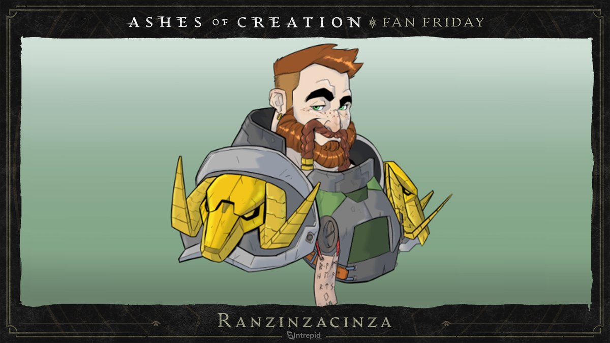 🧔‍♂️ 🙌 TorinnRamheart had their glorious Dünir character brought to life by Ranzinzacinza!

What race are you excited to play as? #FanFriday