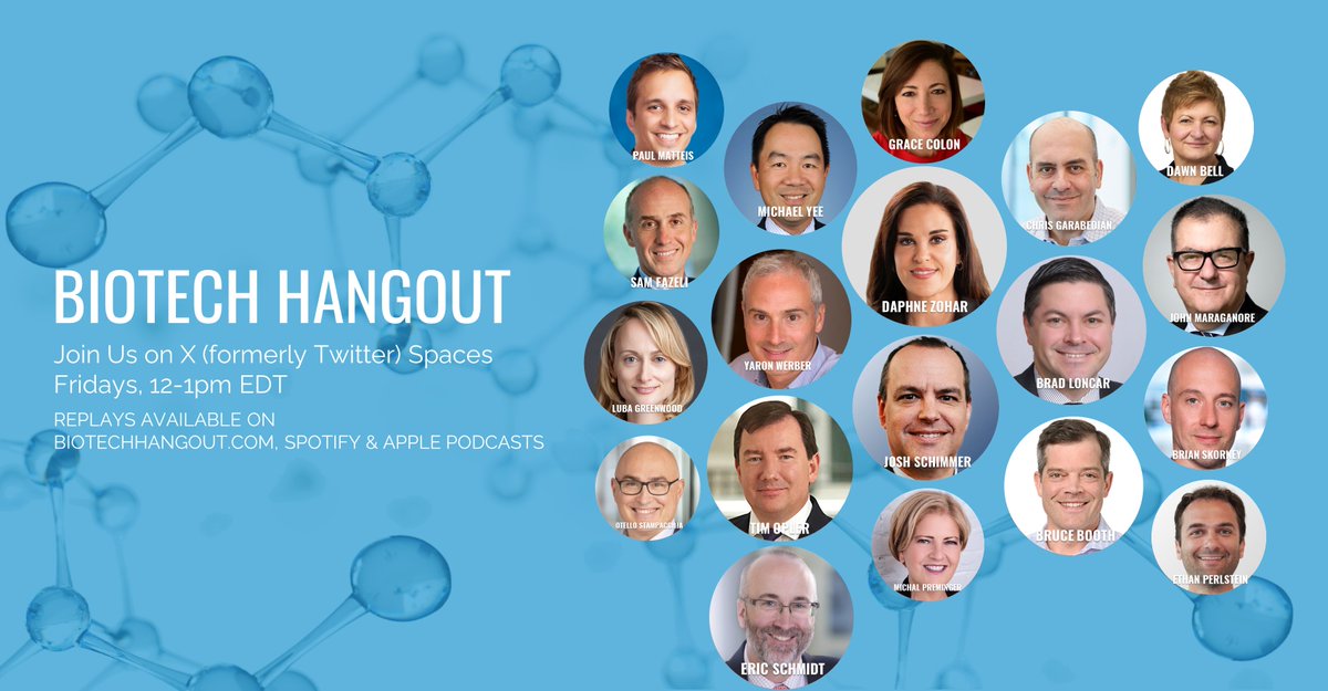 Biotech Hangout (@biotechch) on Twitter photo On today’s #BiotechHangout hosts <a href="/daphnezohar/">Daphne Zohar</a> <a href="/JMaraganore/">John Maraganore 🇺🇸🇬🇷🇺🇦🇮🇱</a> <a href="/biotech1/">josh schimmer</a> (Josh Schimmer) <a href="/MatteisPaul/">Paul Matteis</a> <a href="/t_lorriman/">Tess Cameron</a> <a href="/Seals310/">Michael Yee</a> (Mike Yee) provide market commentary & discuss derivatives, debates & dynamics impacting stocks, Lundbeck pays $2.5B for $LBPH, $DRUG surges ~1500%, $WVE’s On today’s #BiotechHangout hosts <a href="/daphnezohar/">Daphne Zohar</a> <a href="/JMaraganore/">John Maraganore 🇺🇸🇬🇷🇺🇦🇮🇱</a> <a href="/biotech1/">josh schimmer</a> (Josh Schimmer) <a href="/MatteisPaul/">Paul Matteis</a> <a href="/t_lorriman/">Tess Cameron</a> <a href="/Seals310/">Michael Yee</a> (Mike Yee) provide market commentary & discuss derivatives, debates & dynamics impacting stocks, Lundbeck pays $2.5B for $LBPH, $DRUG surges ~1500%, $WVE’s