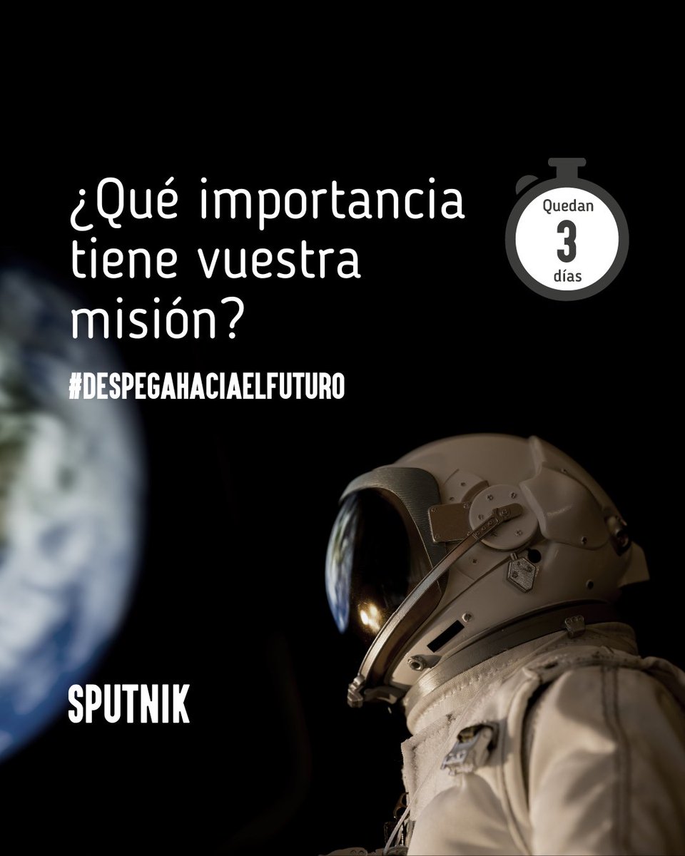 ¡Importante becarios! La misión Sputnik continua.

La clave de todo gran proyecto está en las conexiones que haces. 🌍 
¿Ya has empezado a descubrir a futuros líderes entre los becarios? 

Solo quedan 3 días para volvernos a ver...

#DespegaHaciaElFuturo🚀