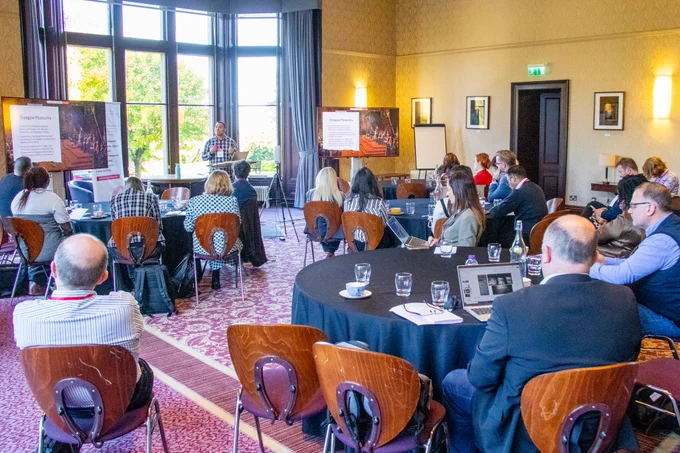 Attendees gather for the Roots Revived conference at Craiglockhart.