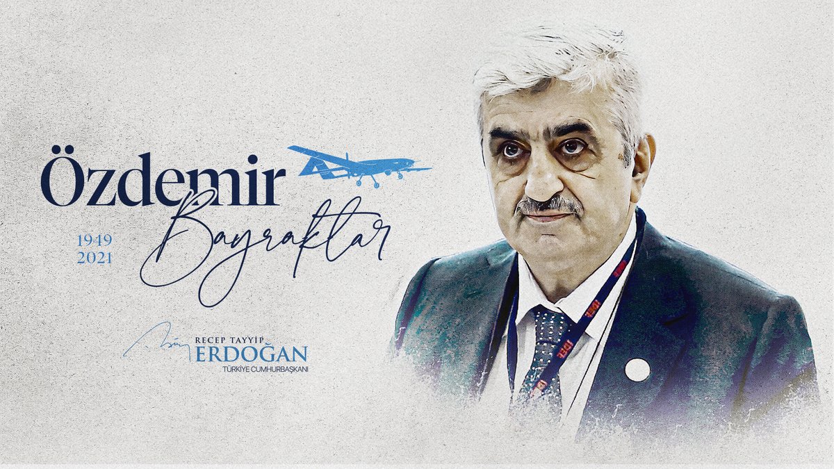 Büyük ve güçlü Türkiye ideali için canını dişine takarak çalışan, zor zamanlarda verdiği asil mücadelelerle Millî Teknoloji Hamlemize mihmandarlık yapan Özdemir Bayraktar Beyefendi’yi ahirete irtihalinin yıl dönümünde rahmetle, hasretle yâd ediyorum. Mekânı cennet olsun.