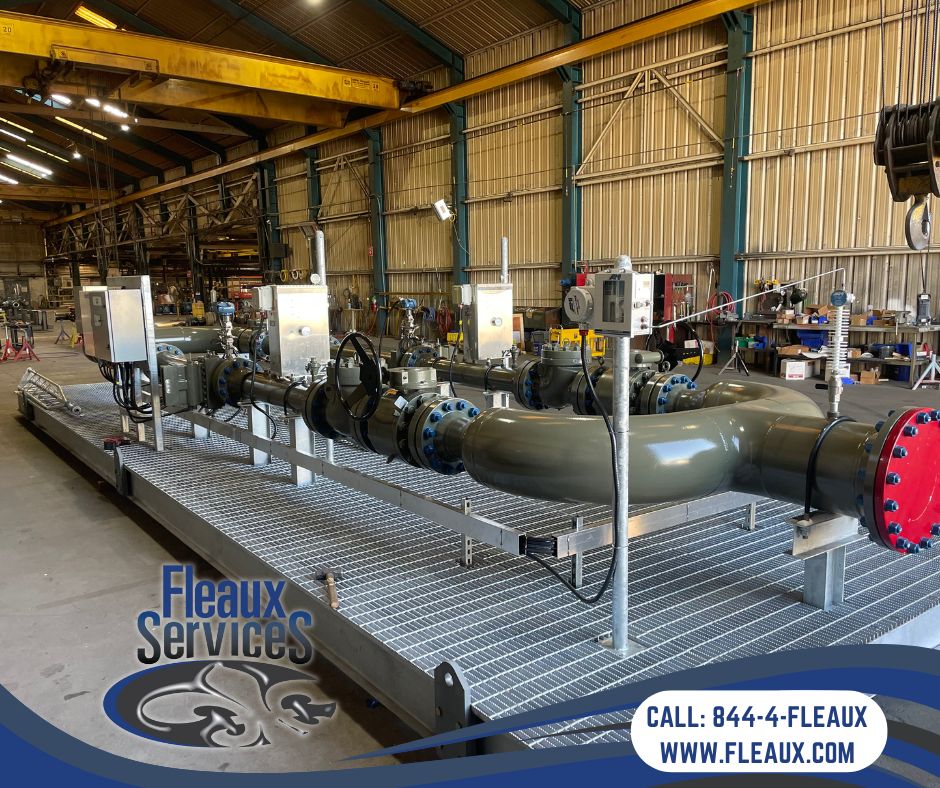 FleauxServices's tweet photo. Dual Orifice Meter Skid ready to head out. Our Tulsa location is putting in some work!

Geaux with the Fleaux ⚜️ https://t.co/C2JsD4xMWz