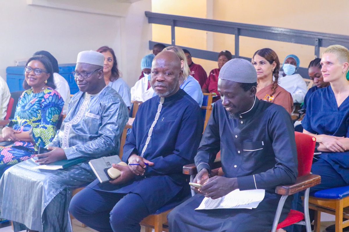 UNFPATheGambia's tweet photo. A big step in our journey to #EndFistula by 2030! 

With @MohGambia & @IMR_MedResponse, we’ve just completed an intensive #Fistula repair training for young doctors. 
 
Our vision? Skilled fistula surgeons in every hospital🇬🇲🙌
 
Our Rep @rosensarr visited fistula patients post-surgery, now on the road to recovery, with their health & dignity restored.