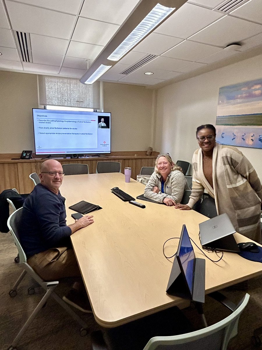 YoukhanaMD's tweet photo. I am so excited to have our nurses Caroline Vaughn and Brian Gottdank from @muschollings to be registered and engaging together for the @AnticoagForum Bootcamp! One more step towards building a strong #thrombosis team coming down from#ClotChat Town Hall. https://t.co/bH1mWoDLOA
