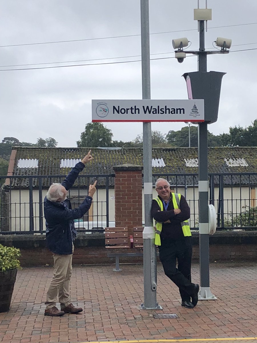 BitternLine's tweet photo. #NorthWalsham, #Worstead, #HovetonAndWroxham and #Salhouse stations on the @BitternLine are 150years old this Sunday, 20th October. Join us at #NorthWalsham Station between 12 & 2 as we mark this special anniversary. #CommunityRail More info: https://t.co/Dq7zRXRk4D https://t.co/qSRlUOcGBN