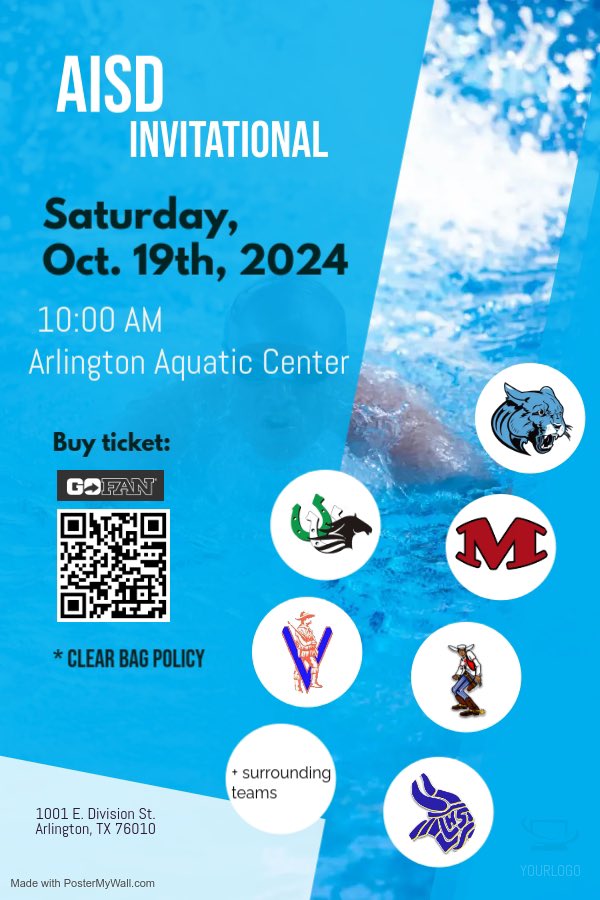 coltswim's tweet photo. Let’s makes some waves &amp; show our team spirit!. Kick’em Colts! #coltswim #ArlingtonHigh https://t.co/CKlnTDN4gA