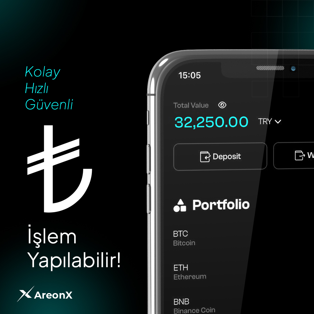 AreonX's tweet photo. 💸 Kripto borsanızda Türk Lirası ile işlem yapmanın keyfini #AreonX ile çıkarın! 

Tüm yatırma ve çekme işlemlerinizde sorunsuz bir deneyim sizi bekliyor.

29 Ekim'de başlıyoruz!