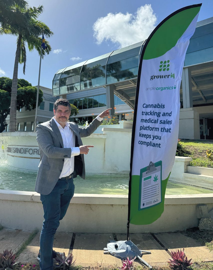 groweriq's tweet photo. We had an incredible time in Barbados at the BAJCAN Cannabis Medcon &amp; Expo, put on by @thebmcla !🌿🤝 

From insightful conversations with regulatory leaders, to new partnerships, it's clear that the future of cannabis in Barbados is bright! 

Until next time. ☀️ https://t.co/QyzU71rqQr