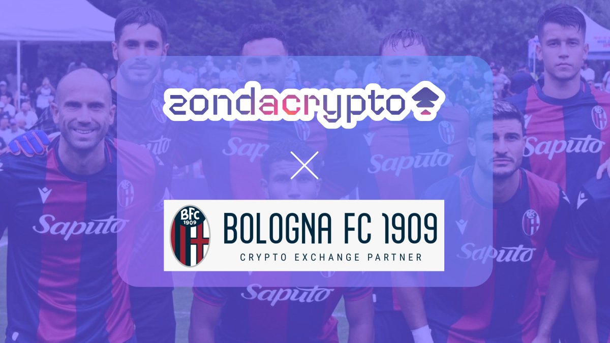 We have exceptional information for you 🔥 👉 zondacrypto has become the  Top Sponsor and Official Cryptocurrency Exchange of Bologna FC 1909 ⚽ ✓  This magnificent club is a 7-time Italian champion,