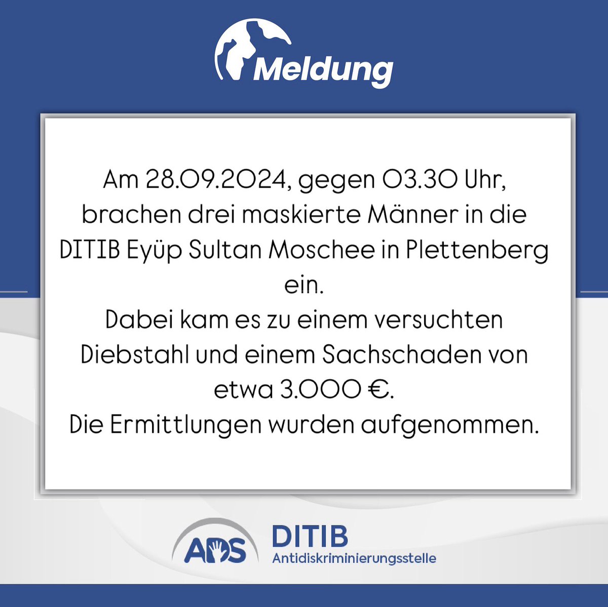 DITIB Antidiskriminierungsstelle tweet media