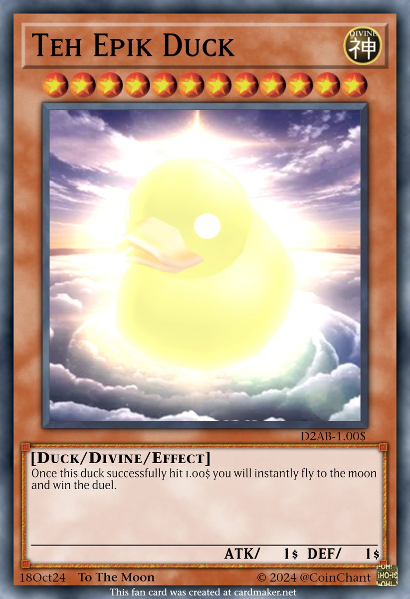 CoinChant's tweet photo. #EPIK #BTC #Crypto #MemeCoin #SOL #DuckToBuck #HBE #ETH #CryptoCurrency #ToTheMoon #D2AB $epik
Anyone wants to duel?! https://t.co/r0TNamle68
