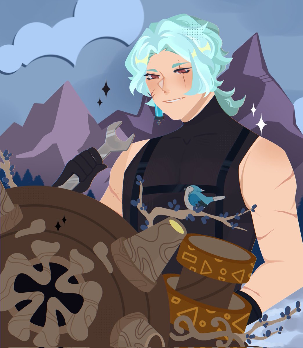 SystemError_aaa's tweet image. Theta for @MrVervo #Dottore #GenshinImpact #Segmentoc