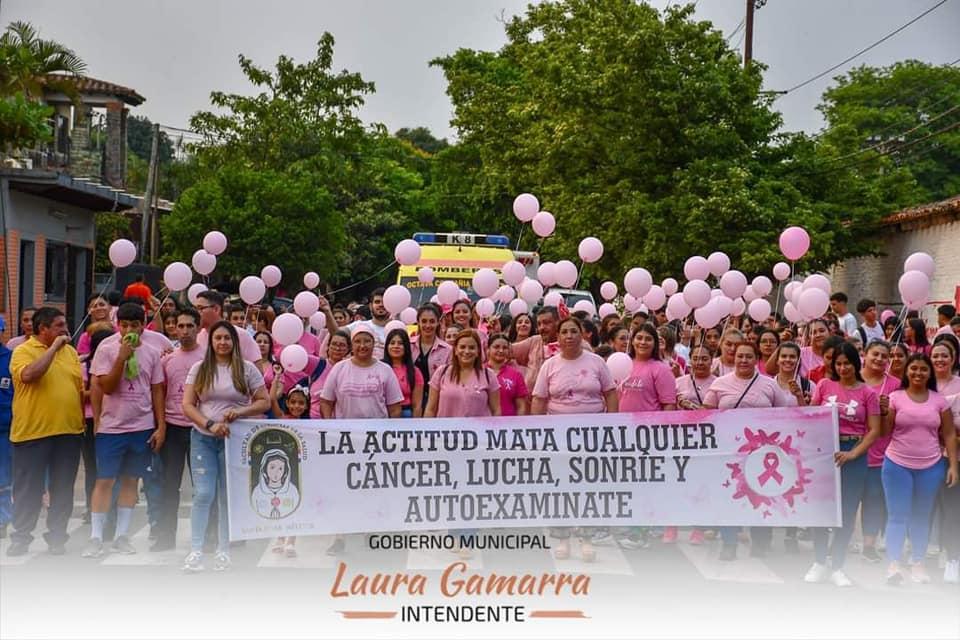 Participamos de la 2da. edición de la "Caminata Rosa" actividad organizada por el Instituto Superior Santa Rosa Mística en apoyo a la lucha contra el Cáncer de Mama.

#𝐂𝐚𝐩𝐢𝐚𝐭𝐚́𝐏𝐨𝐫𝐁𝐮𝐞𝐧𝐂𝐚𝐦𝐢𝐧𝐨
#𝐋𝐚𝐮𝐫𝐚𝐆𝐚𝐦𝐚𝐫𝐫𝐚𝐈𝐧𝐭𝐞𝐧𝐝𝐞𝐧𝐭𝐞

facebook.com/share/p/ey8bAY…