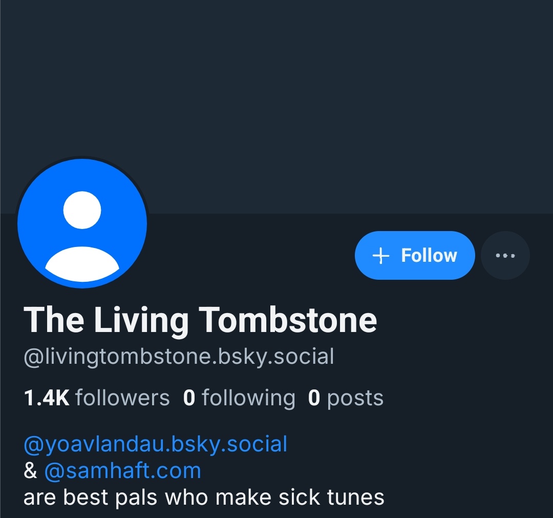 LivingTombstone's tweet photo. Lil reminder that we're over at this site too!! https://t.co/DXgITyYVdv