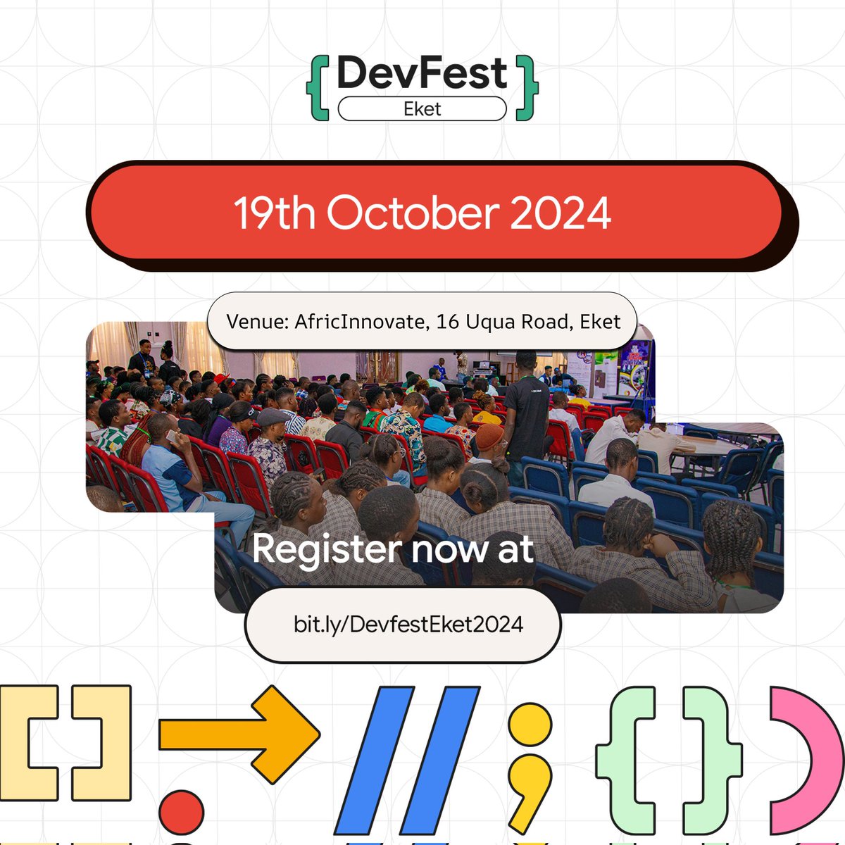ISentryTech's tweet photo. Exciting news, tech enthusiasts!📣
DevFest Eket will be live tomorrow, bringing Google's latest tech🌏
Don't miss our CEO's talk: "From Code Newbie to Tech Innovator"
Join us for innovations,insights and networking. Don't miss out!! #DevFestEket2024 #isentryTech #Devfest2024 https://t.co/EIWsz6MRTp