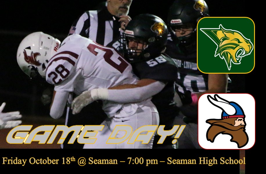 BobcatFB's tweet photo. GAME DAY!  Basehor-Linwood travels to take on Topeka-Seaman in a UKC Showdown! #OneVision https://t.co/3WGIRH9NCP