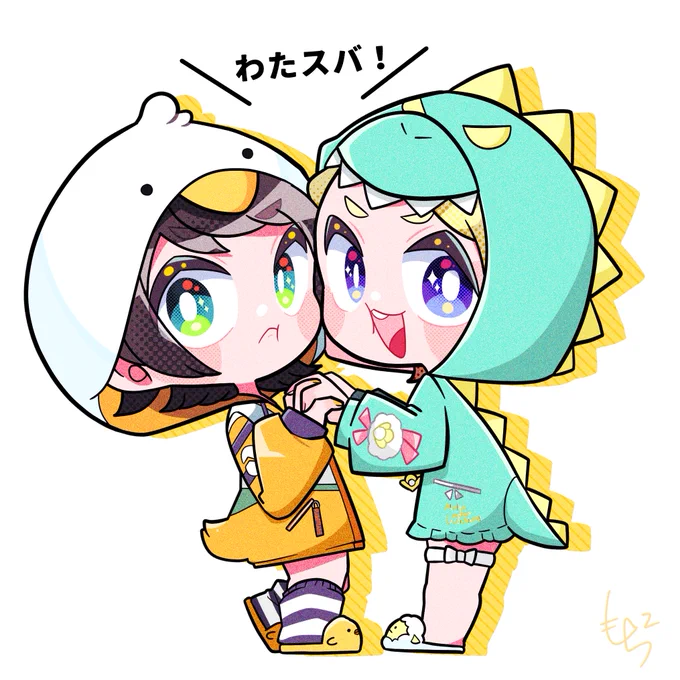わたスバ#つのまきあーと #プロテインザスバル (ツリーに透過画像あります) 