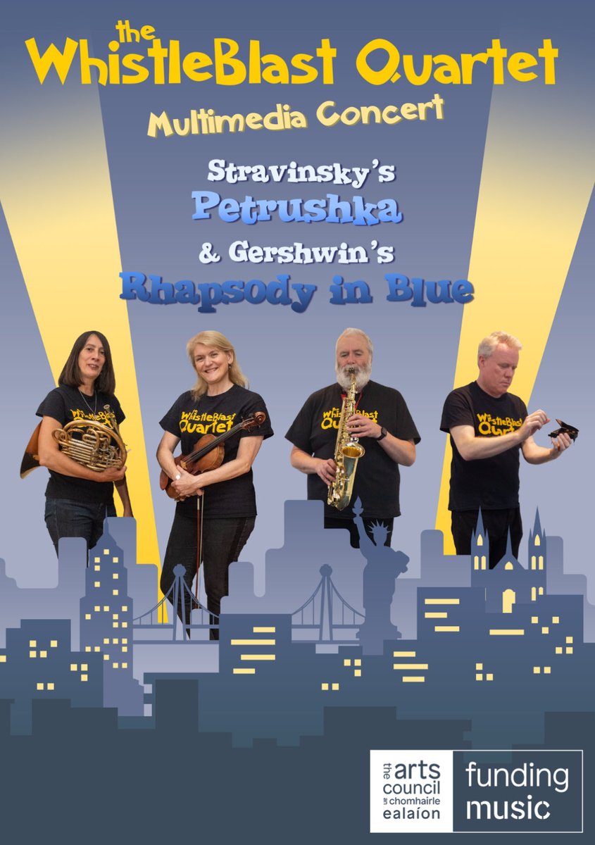 WhistleBlast Quartet (@whistleblast4) on Twitter photo Come along NS 5/6, all Secondary & Public. Just€1 for something very different!
<a href="/THTG/">Town Hall Theatre</a> MONDAY 21:1pm <a href="/riverbankarts/">RiverbankArtsCentre</a> THURSDAY 24:12
<a href="/artscouncil_ie/">The Arts Council / An Chomhairle Ealaíon</a> <a href="/oonaghkeogh1/">Oonagh Keogh</a> <a href="/musicforgalway/">Music for Galway/Cellissimo</a> <a href="/JeffersPianos/">Jeffers of Bandon</a> #primaryschools #secondaryschools ## Come along NS 5/6, all Secondary & Public. Just€1 for something very different!
<a href="/THTG/">Town Hall Theatre</a> MONDAY 21:1pm <a href="/riverbankarts/">RiverbankArtsCentre</a> THURSDAY 24:12
<a href="/artscouncil_ie/">The Arts Council / An Chomhairle Ealaíon</a> <a href="/oonaghkeogh1/">Oonagh Keogh</a> <a href="/musicforgalway/">Music for Galway/Cellissimo</a> <a href="/JeffersPianos/">Jeffers of Bandon</a> #primaryschools #secondaryschools ##
