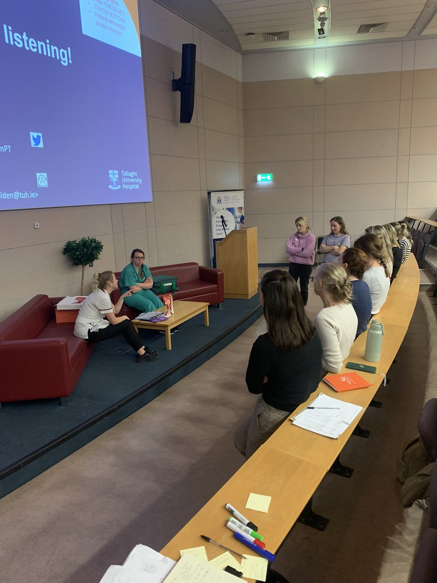 Christian Garcia (@cgarciaot) on Twitter photo Our very own <a href="/sarahrowland__/">Sarah Rowland</a> and <a href="/NinaHoldenPT/">Nina Holden</a> presenting at the 1st COP CCOT study held here at TUH CLD Lecture Theatre about Tracheostomy and implications for Occupational Therapy. #COPCCOT #ICUTallaght Our very own <a href="/sarahrowland__/">Sarah Rowland</a> and <a href="/NinaHoldenPT/">Nina Holden</a> presenting at the 1st COP CCOT study held here at TUH CLD Lecture Theatre about Tracheostomy and implications for Occupational Therapy. #COPCCOT #ICUTallaght