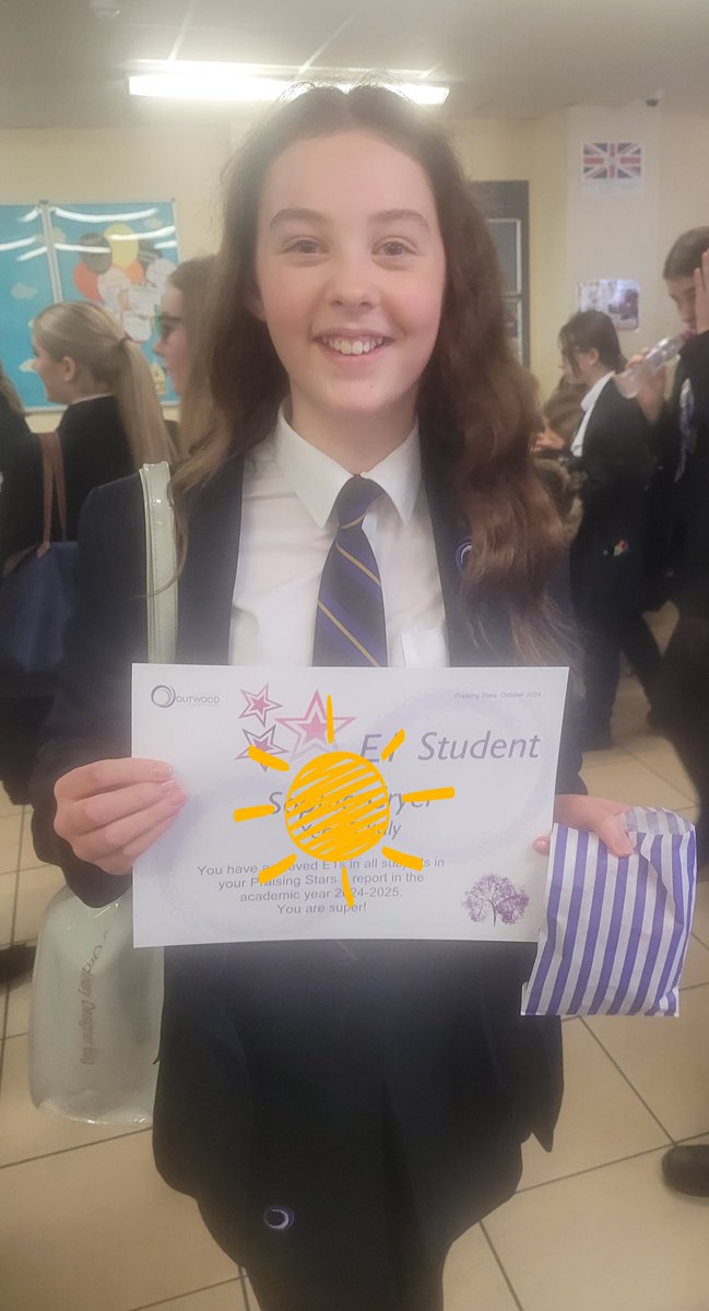 Outwood_Valley's tweet photo. Reason to celebrate number 6: E1 star student celebrations!
Well done to all of our students who received all E1s in their Praising Stars 1 reports. 🌟
#ItsWhoWeAre #StarStudents #ValuedAtValley https://t.co/Ydo6kW5Qzr
