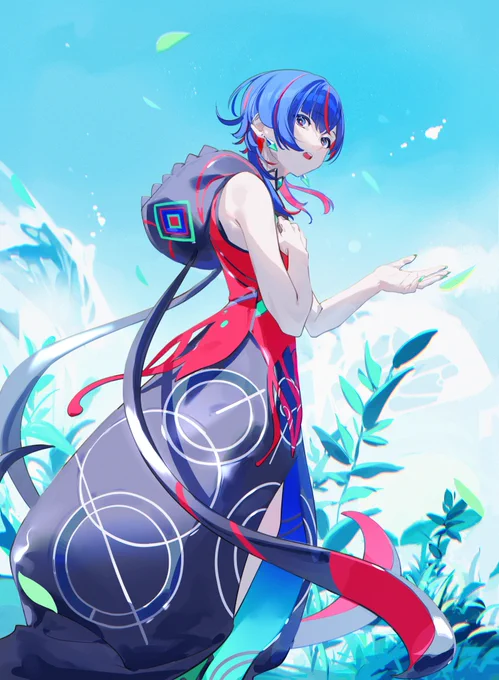#神椿TCG ブースターパックカード 【Counter-Clock World】理芽 イラストを描かせていただきました!
