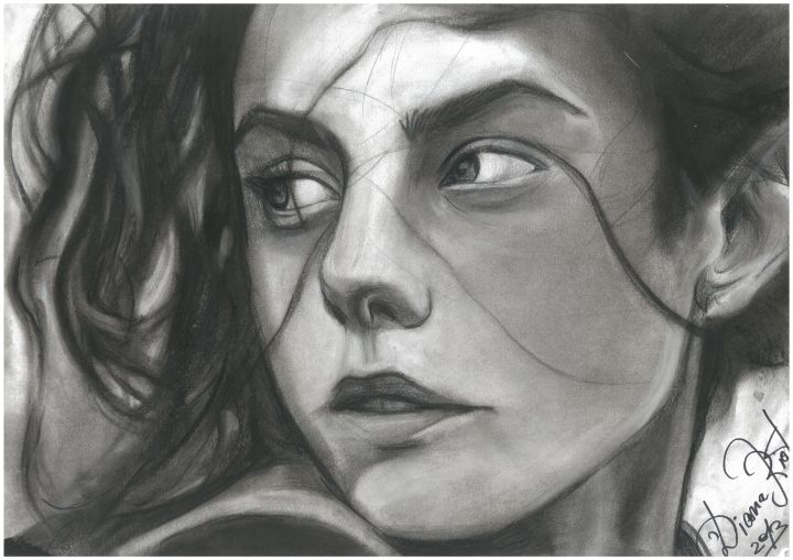 RiotDiana's tweet photo. Art of the Day: "Kaya Scodelario Portrait". Buy at: https://t.co/WlpwBsoHKV https://t.co/nCLnG3Tyem