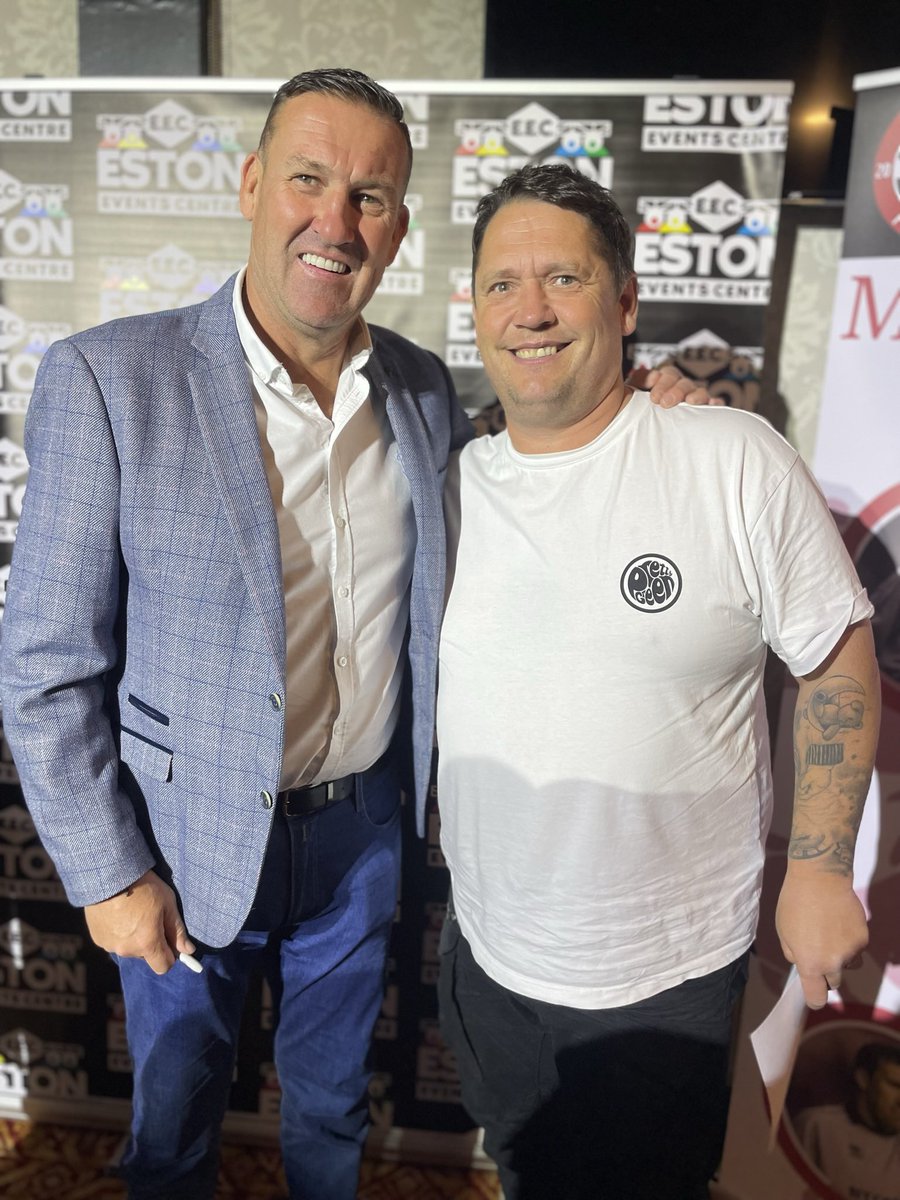 Blythe1976's tweet photo. Great night at Eston Events Centre last night  @TedHankyComedy was great @bignorms was class told some fantastic stories and his impressions of Cloughie were brilliant, and @WinterJeff was fantastic as usual. Looking forward to the next one 👏 https://t.co/0TW7OFfrhA