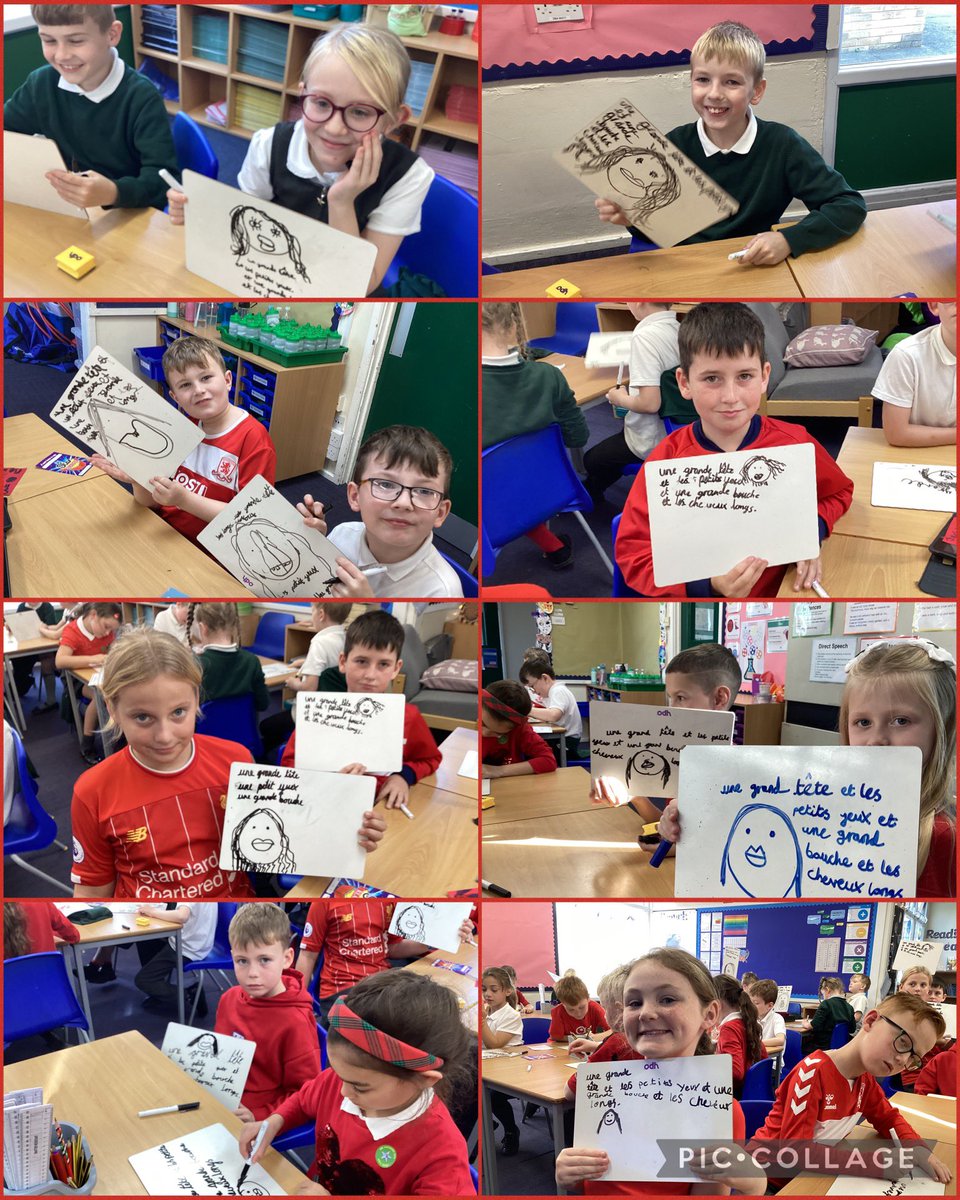 BaderPrimary's tweet photo. Y4 have been writing phrases about the head in French this afternoon. #BaderFrench #RRSarticle30 🇫🇷 https://t.co/ZVltwYNOGS