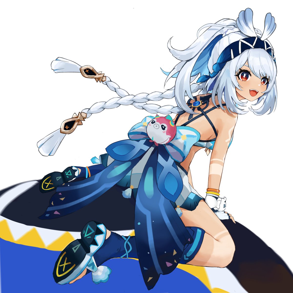 Jess_Unkind's tweet photo. #Genshin #Genshinimpact #drawing  #Mualani 
🥳🥳 https://t.co/JN90zUEcyW