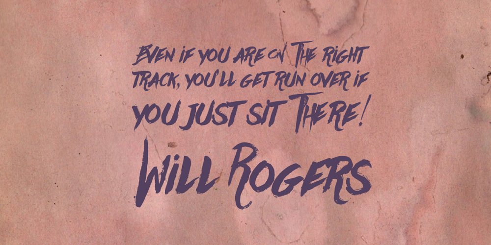 pdiscoveryuk's tweet photo. “Even if you are on the right track, you will get run over if you just sit there! " Will Rogers
- https://t.co/K6zoXZRHIQ @pdiscoveryuk #inspirationalquotes 225 Famous Quotes To Inspire Development
#inpire #affirm #motivate https://t.co/AfN2covm6j