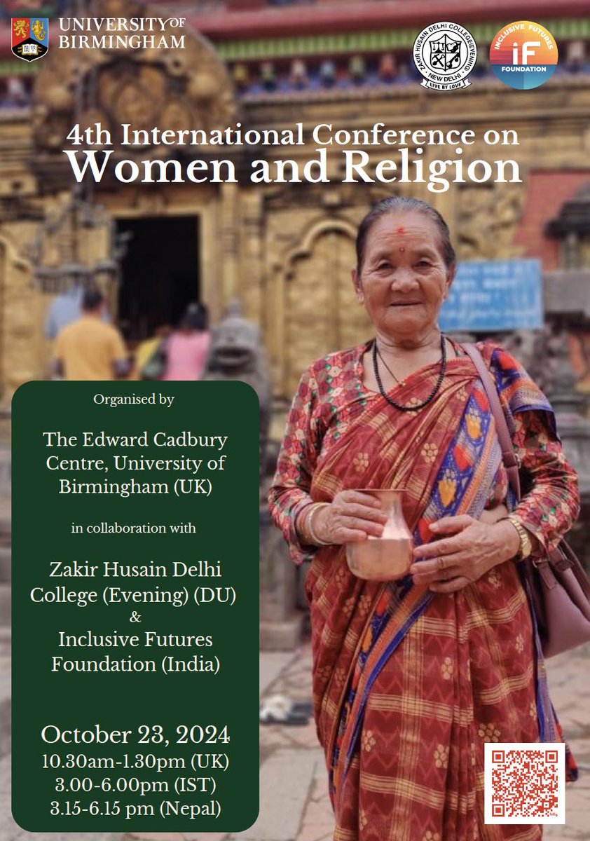 School of Philosophy, Theology and Religion (@ptrbirmingham) on Twitter photo The 4th International Conference on Women and Religion is taking place online and at the University of Birmingham next week! Register to attend online: bit.ly/womenandreligi… or email cadburycentre@contacts.bham.ac.uk to attend in person. The 4th International Conference on Women and Religion is taking place online and at the University of Birmingham next week! Register to attend online: bit.ly/womenandreligi… or email cadburycentre@contacts.bham.ac.uk to attend in person.