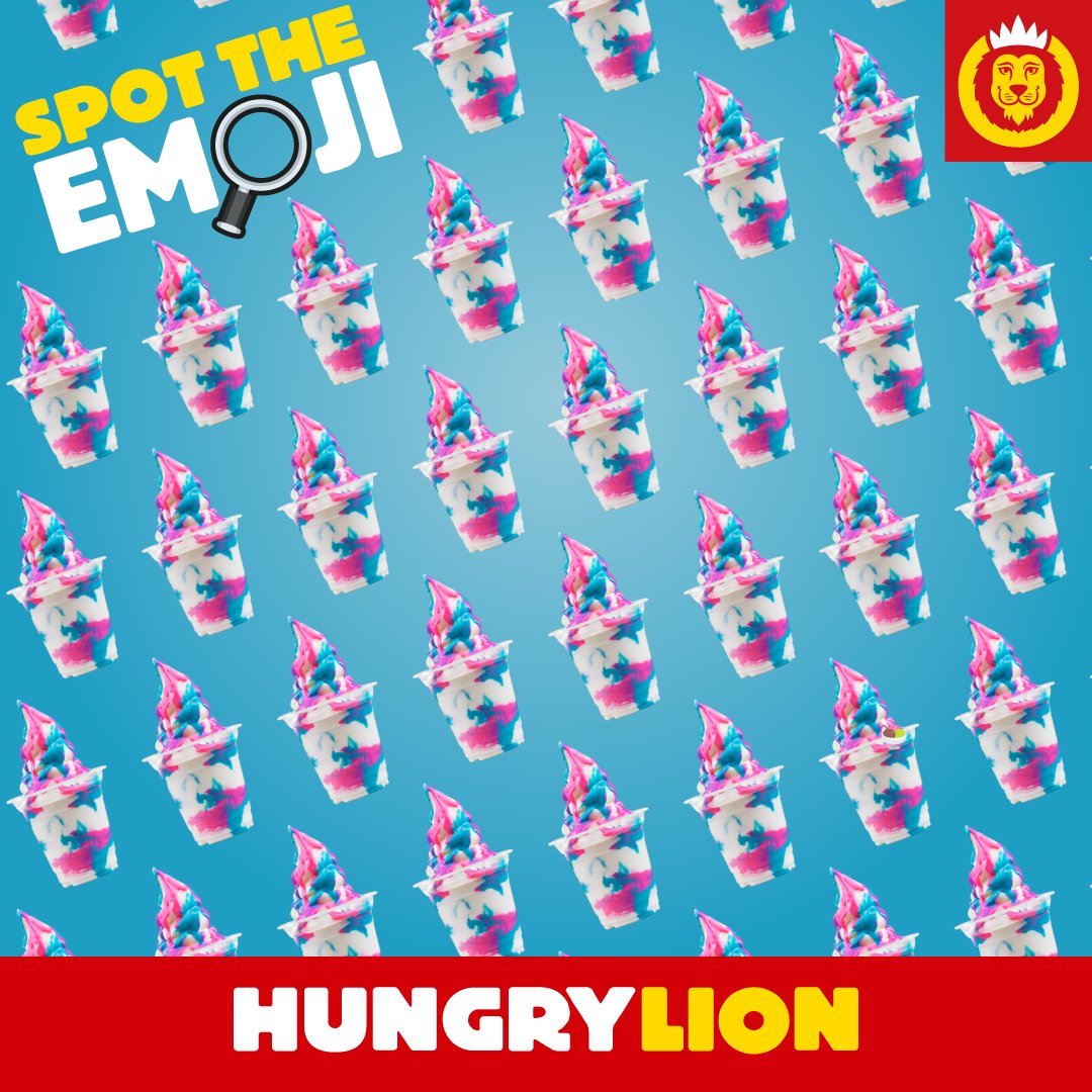 HungryLionZM's tweet photo. Spot the 🍨 emoji! Tell us where the emoji is in the comments &amp; you could win a Hungry Lion voucher! #HungryLion https://t.co/WyxwKxWOtx