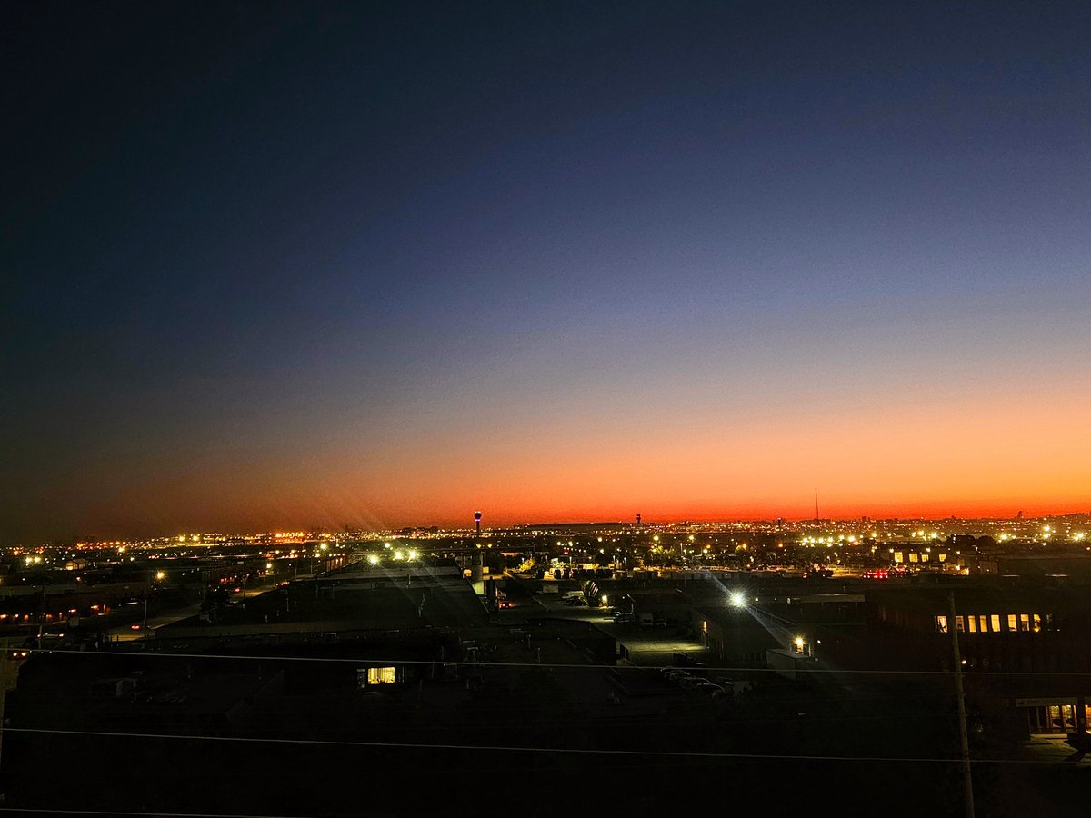 Stunning sunrise overlooking CYYZ this morning.