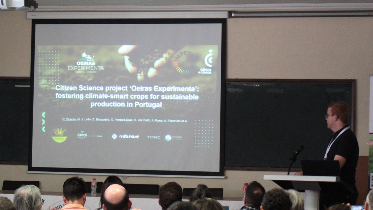 OeirasExp's tweet photo. On 16 and 17 October, the Oeiras Experimenta Project attended the ‘VI Spanish Symposium on Physiology and Breeding of Cereals’ in Salamanca, along with other national and international research groups🌾🔎 https://t.co/ekQKtYOnfq