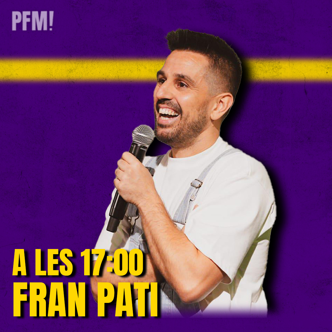 Hui parlarem amb el cómic i guionista Fran Pati per la seua actuació de hui a Rambleta. <a href="/FranPatiComedy/">Fran Pati</a> 

🕛 A partir de les 17:00 h.
📻 Pots escoltar l'entrevista ací: apuntmedia.es/programes/podr…