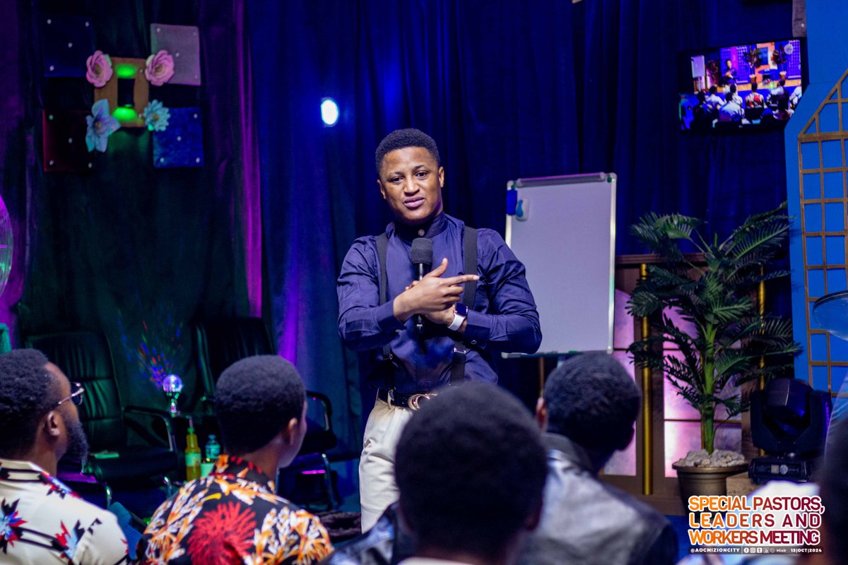 aocmizioncity's tweet photo. PHOTO STORY 

SPECIAL PASTORS, LEADERS AND WORKERS MEETING WITH OUR DEAR MAN OF GOD DR. PRINCE BUMA. (2nd Service) 

13TH-OCTOBER-2024

#SecondService
#2024Flourishing
#Ppteaching
#AOCMIglobal
#ZionCityNation
#TheSuperMegaChurch
#TheSupernaturalAdvantage
#TheHeavenlyJerusalem https://t.co/YzaCqWnP3g