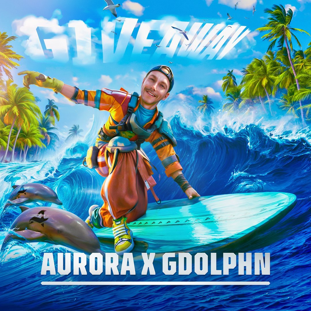 gdolphn's tweet image. Aurora x Gdolphn giveaway is here 🐬

5 winners · 4350 Apex Coins each

1. Follow @AuroraApex_GG &amp;amp; @gdolphn📷
2. Like &amp;amp; Repost 📷

Results on October 31 🟦