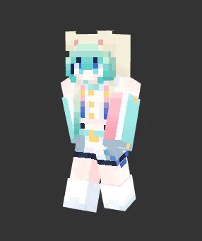 あと今日作った新しいマイクラスキン