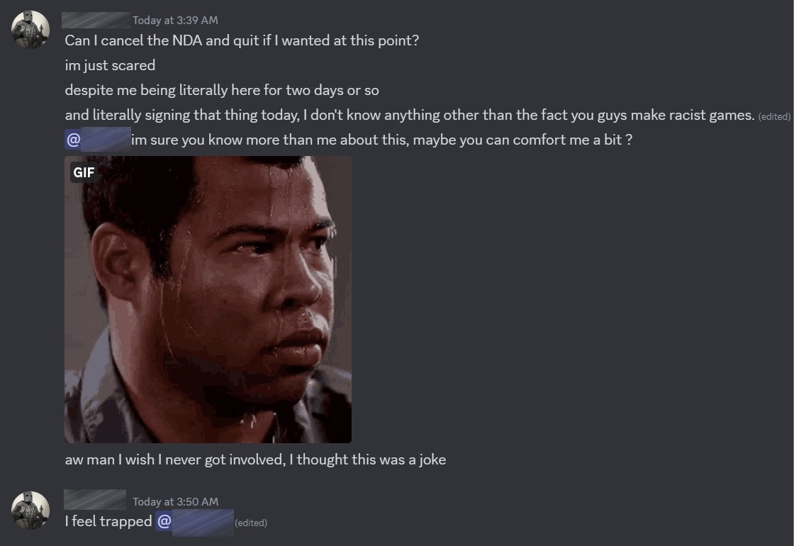 So... one of our game devs just went full schizo and had a manic episode in our group chat before leaving. That’s -1 game dev, I guess...

We’re looking for the most based game devs. DM us if you want some work!