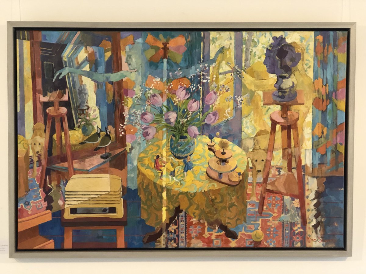 Just spent SUCH a lovely morning with Teddington-based artist friend Kim Stevens at his Open House exhibition of really very fine work. Check him out via ⁦<a href="/PopupTeddington/">PopUpTeddington</a>⁩ 
Intelligent, celebratory, well-crafted art you know you want on your walls.