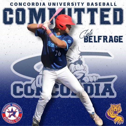 I am beyond excited to announce my commitment to Concordia University to continue my baseball and academic career. I’d like to thank my family, friends, teammates, coaches and everyone who has supported me on the way. #skodawgs