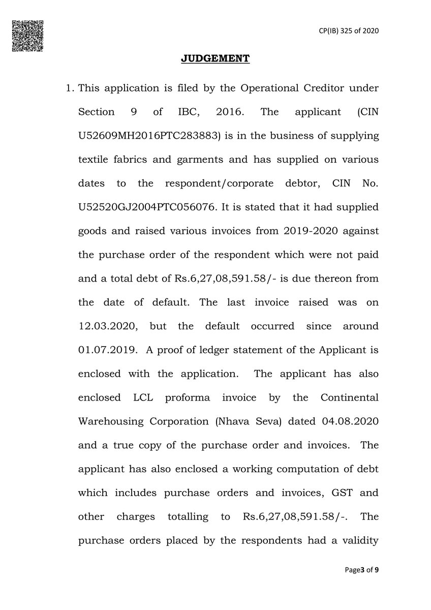 nileshkurhade's tweet photo. 📌 S D Retail Limited informed the exchange about the 'Order passed by NCLT Ahmedabad Court-2 Rejecting the Application filed by Royale King Fashions Private Limited against S D RETAIL LIMITED'. The order was delivered on 17/10/2024. #SME #SDREAMS ⚖️📅 https://t.co/L0zOVXEyeJ