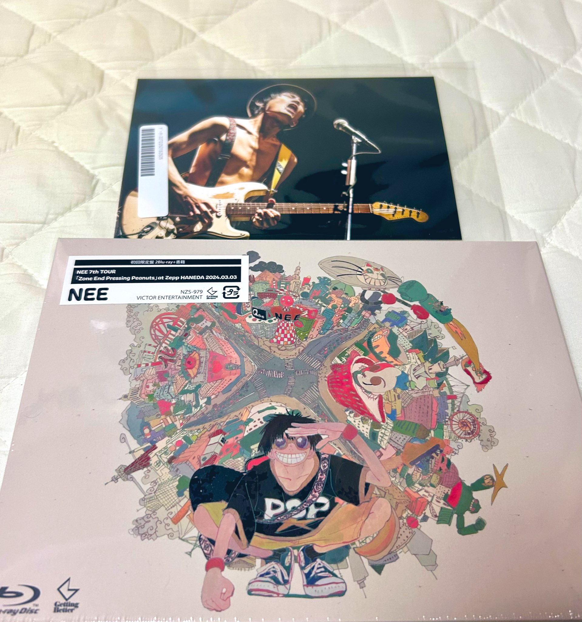 初の映像作品「NEE 7th TOUR『Zone End Pressing Peanuts』at