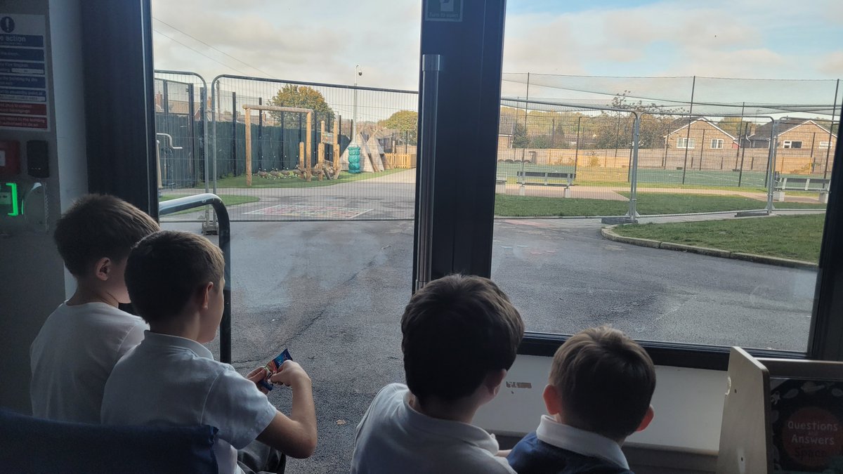 Beech class are excited to see building work begin. We have been watching the fencing being put up. #eulerpd