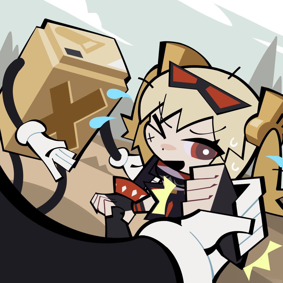 ZZZ_EN's tweet photo. A Bizarre Nitro-Fueled Adventure

"...Cheers... hee-hee..."
"Can someone go wake her up?"
"Aha... Phew, she's been sleeping like a log since she had that Nitro-Fuel Special."
"Oh? Is that a new flavor? Let me give it a try, too!"
*thud*
"You dummy!"

#zzzero #zenlesszonezero #BurniceWhite